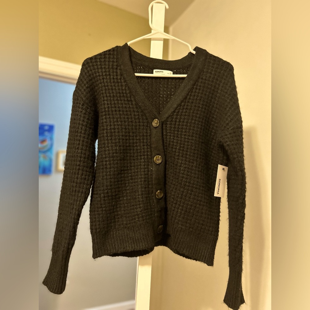Sonoma Goods for Life Women's Cozy Button Front Cardigan *Size M * NWT